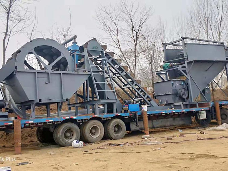 Mobile washing equipment